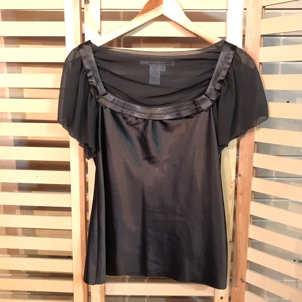 Max Studio satin blouse